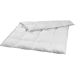sleepling – Daunendecke, leicht, 155x220 cm, 20% Daunen / 80% Federn, Steppbett - Weiß