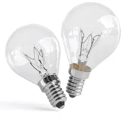 Greate 2x E14 Backofenlampe 40W - Hitzebeständige Glühbirne für Ofen und Mikrowelle - Leuchtmittel für Backöfen & Herde - 40W, bis 300°C hitzebeständig, 400 Lumen, ideal für Ofen, Mikrowelle und mehr, mit warmweißem Licht (2700K) für eine angenehme Atmosphäre.