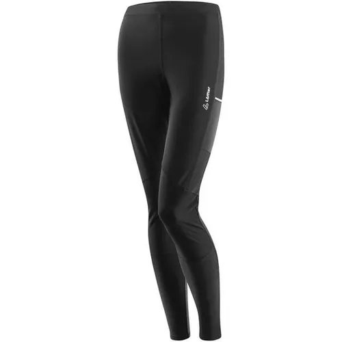 Löffler Women Tights Thermo TIV black (990) 40 - Langlaufhosen für Frauen, ideal für kalte Tage mit hochelastischem Material, reflektierenden Elementen und schützendem Futter für optimalen Komfort und Sicherheit beim Laufen.
