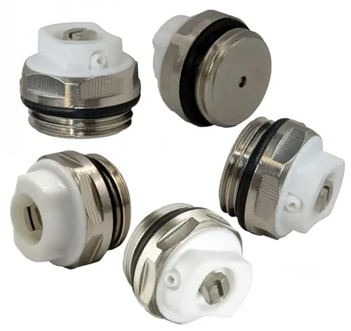 NOVANETUS 5 Stück Heizkörper Entlüftungsventil 1/2