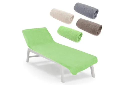 heimtexland Liegenauflage Liegestuhl Schonbezug Frottee Liegestuhlauflage, (Typ772, 1 St), saugstark, schnelltrocknend, hygienisch