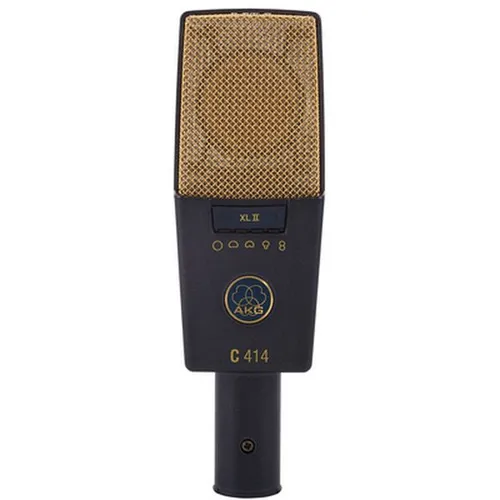 AKG C414 XLII Multipattern Mikrofon - Großmembran-Kondensatormikrofon mit 9 umschaltbaren Polmustern, ideal für professionelle Aufnahmen und vielseitige Anwendungen