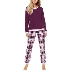 Merry Style Damen Lang Zweiteiliger Schlafanzug