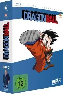 Dragon Ball - Die TV-Serie - Blu-ray Box 2 [3 BRs] - Filme, die Kult-Serie von Akira Toriyama auf Blu-ray, inklusive japanischer Originalfassung – erlebe Son Gokus Abenteuer in bester Qualität!