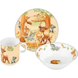 Ritzenhoff & Breker Kindergeschirr-Set Waldtiere, 3-teilig von Ritzenhoff & Breker