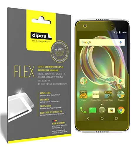 dipos I 3X Schutzfolie 100% kompatibel mit Alcatel Idol 5s Folie (Vollständige Displayabdeckung) Displayschutzfolie
