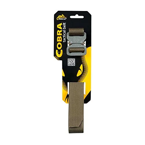 Helikon-Tex Cobra FC38 Tactical Belt oliv 110 cm - Gürtel aus robustem Nylon mit patentierter AustriAlpin Cobra FC38 Schnalle, ideal für Alltag und taktische Einsätze, schnelles Anpassen ohne Löcher.