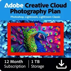 Adobe Creative Cloud Foto-Abo: Photoshop & Lightroom | 1 TB