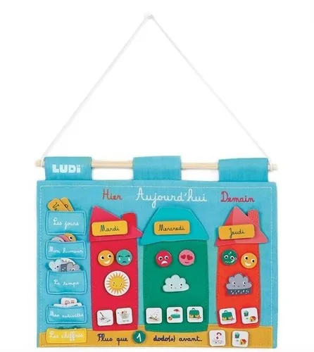 Le temps qui passe, Kinderkalender, Planner, französisch