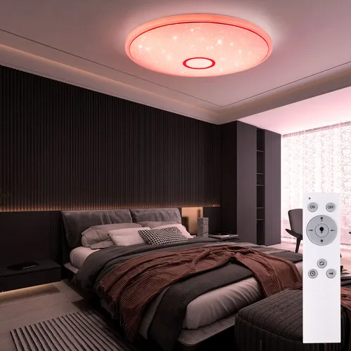 Smart LED Deckenleuchte mit Farbwechsel