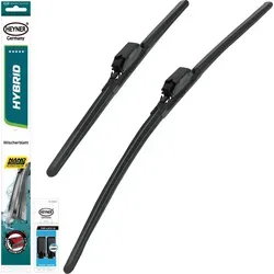 HEYNER Scheibenwischblätter Set für MERCEDES-BENZ C-KLASSE - Hochwertiges Scheibenwischer-Set mit 2 Hybridblättern (560 mm & 530 mm) für optimale Sicht bei jedem Wetter. Einfache Montage dank Adapter, ideal für Fahrer- und Beifahrerseite.