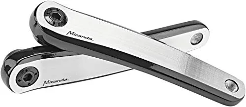 Miranda Delta Plus Kurbelset, für Bosch E-Bike, 170 mm, ISIS-Standard, Q: 16, schwarz-Silber