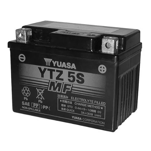KTM LC4 EXC Racing 4T 400 2003-2004 YUASA YTZ5S BATTERIE 12V/3,5AH