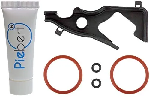 Pflegeset 200927 für Siemens EQ5 EQ6 EQ7 EQ8 - Brüheinheiten - 6-teiliges Pflegeset mit QR-Anleitung, inkl. O-Ringen und Silikonfett für optimale Wartung Ihrer Siemens Kaffeevollautomaten.