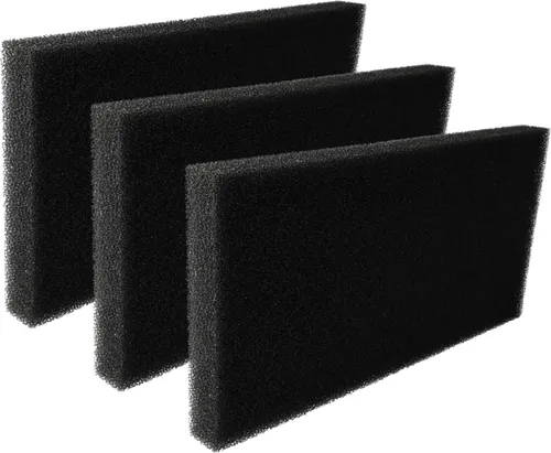 vhbw 3x Schaumfilter kompatibel mit Gorenje DHGS90, DIE82I/G, DEHP965, DHGE80, DE83ILA/GI, DIE92I/G, DE92/G, DE83ILB/GI, DE83ILR/GI Wäschetrockner