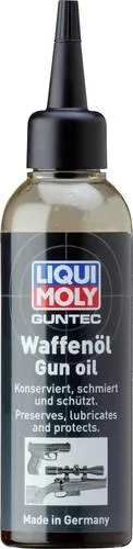 Liqui Moly 24391 GUNTEC Waffenöl 100ml - Hochwertiges Waffenöl für Konservierung und Schmierung, bietet optimalen Korrosions- und Verschleißschutz. Ideal für Waffen, Metallteile und feinmechanische Bauteile.