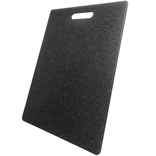 Newaner 36 x 27,5CM Schneidebrett Ahmt im Granit-Look, Frühstücksbrett BPA-frei, Leicht zu Reinigen und antibakteriell, Schneidbrett Widersteht Tiefen Kratzern, für Gemüse, Obst, Fleisch