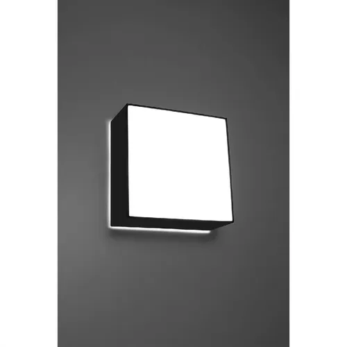 Wand- und Deckenleuchte HORUS schwarz 25x25 cm - Lampen - Elegante Wandleuchte mit flexibler Montageoption für stimmungsvolle Beleuchtung in jedem Raum.