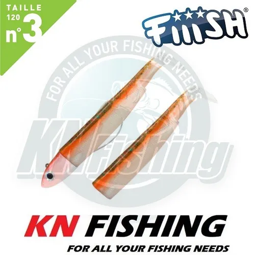 FIIISH BLACK MINNOW 120mm No.3 Silicon Sea Spinning Süßwasserangeln 6g-50g