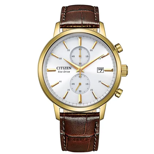 CITIZEN Herren Analog Quarz Uhr CA7062-15A - Armbanduhren für Herren mit Eco Drive Technologie, umweltfreundlich und immer bereit dank Solarenergie.