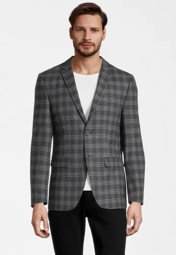 SteffenKlein Anzugsakko Slim-Fit grau 50 Herren - Business- & Abendmode für Herren, elegantes kariertes Design für einen modernen Look, hautverträgliches und schnell trocknendes Material.