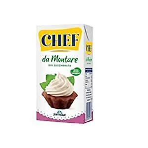 Chef Panna Da Montare Glutenfrei Süße Sahne Cremee Zum Nachtisch 500ml