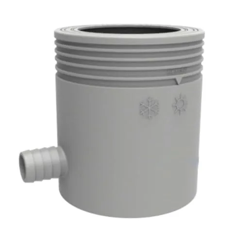 Marley Regensammler NW 105 mm - Grau mit Filter und Überlaufstop - Dachrinnenteile, effektiver Regensammler mit Filter und Überlaufstop für optimalen Schutz vor Verstopfung und Wasseransammlungen.