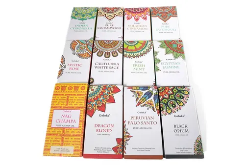 LAVISA Duftöl von Goloka, Naturdüfte für Aromatherapie, Diffusor, Duftlampe, Duftöl ätherisches Öl Nag champa Aroma esoterik geschenk goloka