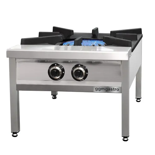 GGM Gastro Gas Hockerkocher - 27 kW - 2 Brenner von GGM Gastro