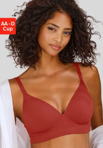 LASCANA Push-up-BH COMFY BRA ohne Bügel aus Baumwolle, Basic Dessous
