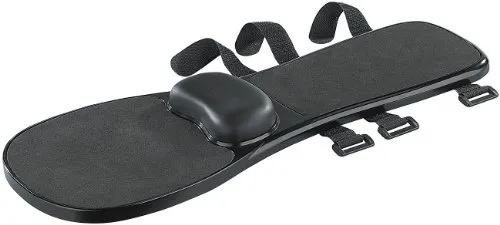 General Office Armlehnentisch: Tisch- und Armlehnen-Mauspad mit Komfort-Gelenkstütze (Handauflage, Handballenauflage, Ergonomische Maus)