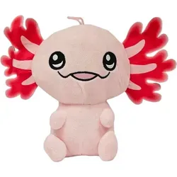 Axolotl Kuscheltier Echse Molch Figur Plüsch 35 cm Plüsch pink
