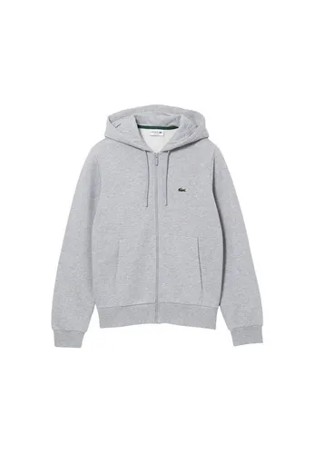 Lacoste Herren Sh9626 Sweatshirt - Chinesisches Silber, XXL - Sweatshirt für Herren, klassischer Schnitt für Alltag und Komfort, aus weichem Bio-Baumwoll-Fleece mit Kapuze und Kängurutasche für praktische Aufbewahrung.