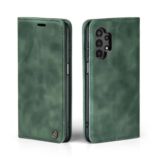 Handy Hülle für Samsung Galaxy A23 5G Klapp Magnet Smartphone Cover Case Grün