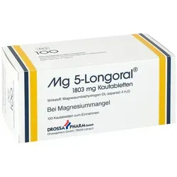 Mg 5 Longoral Kautabletten von Drossapharm