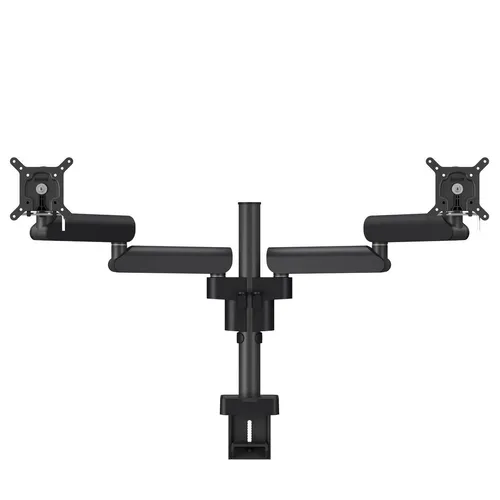 Vogel's MOMO 2237 Monitor Arm für 2 Screens - Schwarz - Zubehör für Monitore und TV-Geräte, ergonomischer Monitorarm für optimale Bildschirmpositionierung und Platzersparnis.