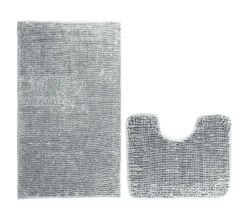 RESTILO Badematte Set 50x80 & 40x50 cm in grau von OTTO