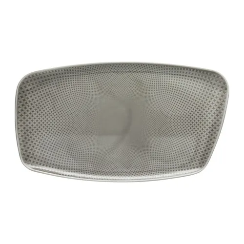 Rosenthal Servierplatte Junto Pearl Grey 36 x 21 cm in grau von Rosenthal