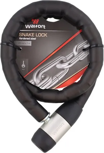 Fahrradschloss Panzerschloss Panzergliederschloss, schwarz - Hochsicherheits-Fahrradschloss mit geflochtenem Stahlseil und Stahlnetz, extrem diebstahlsicher (Sicherheitsstufe 4/5), ideal für Fahrräder und Mountainbikes.