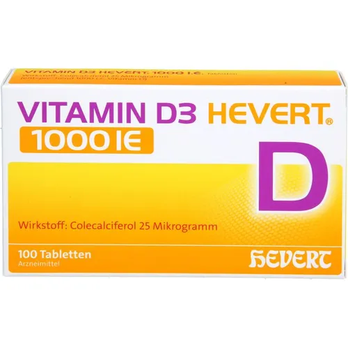Vitamin D3 Hevert 1000 I.e. Tabletten 100 St