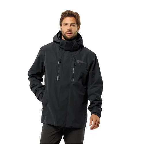 Jack Wolfskin Jasper 2L Herren Regenjacke in schwarz von Jack Wolfskin