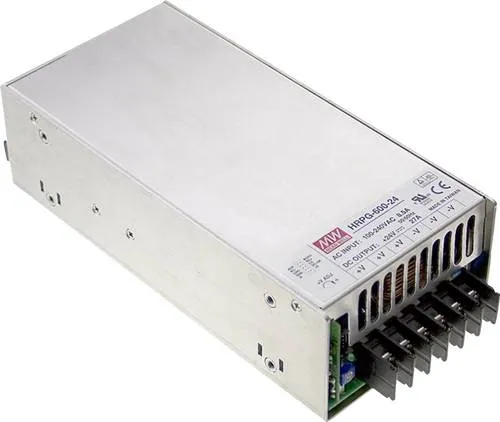 Mean Well MW HRPG-600-48 Schaltnetzteil - Hochwertiges 48 V/DC Netzteil mit 624W Leistung, aktiver PFC und geringer Leerlaufleistung, ideal für anspruchsvolle Elektroinstallationen.