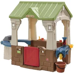 Step2 Spielhaus, BxTxH: 179x95x137 cm braun|grün