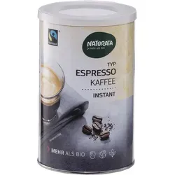 Naturata Espresso Bohnenkaffee 100g - Kaffee mit kräftigem Aroma aus erlesenen Arabica- und Robusta-Bohnen, ideal für Heißgetränke, Eiskaffee und als raffiniertes Dessert-Topping.