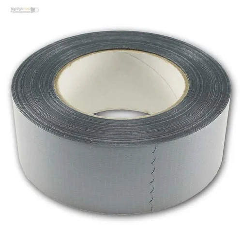 50m Panzer-Band Gewebe-Klebeband silber/grau Naturkautschuk-Kleber Tape 0,17€/m