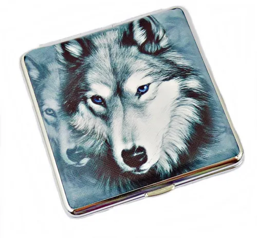 Westernlifestyle Aufbewahrungsbox Zigarettenetui Wolf Adler