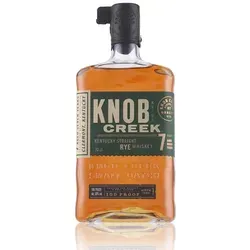Jim Beam Knob Creek - Straight Rye Whiskey - Whisky mit mindestens 51% Roggenanteil, intensiv im Geschmack und im Small Batch Verfahren hergestellt für ein unverwechselbares Aroma.