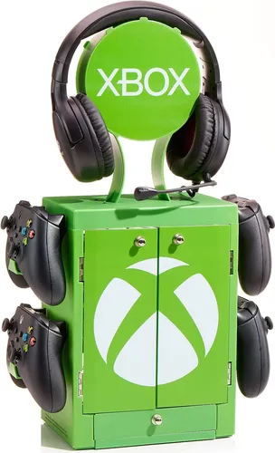 Numskull Offizieller Xbox Grüner Gaming-Schrank von Numskull