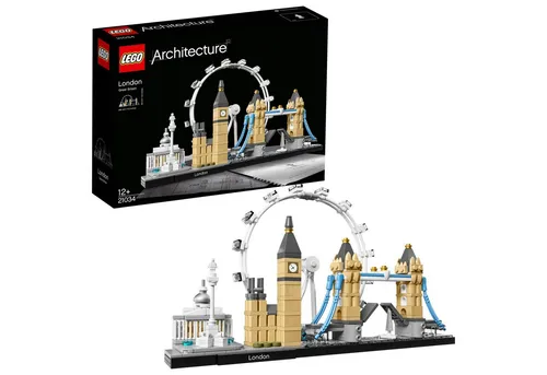 LEGO® Architecture London - 21034, 468 Teile für kreative Bauprojekte - Lego Bauspielzeug für kreatives Spielen, fördert Fantasie und Problemlösungsfähigkeiten. Ideal als Geschenk für LEGO® Baumeister!