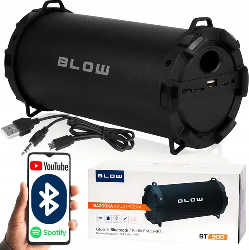 Blow Bazooka Tragbarer Bluetooth-Lautsprecher 25W